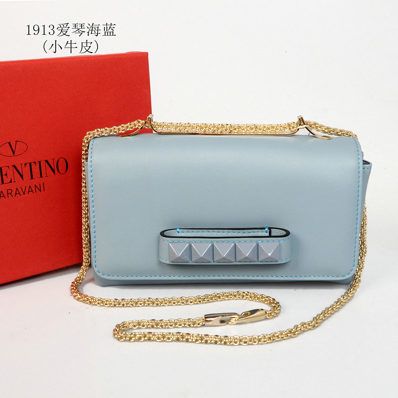 2014 Valentino Garavani shoulder bag 1913 light blue on sale - Click Image to Close
